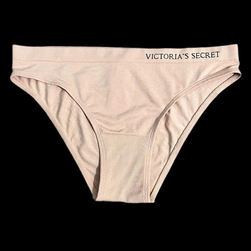 Victorias Secret Discontinued Supersoft Everyday Perfect Cheekini Panty Beige S